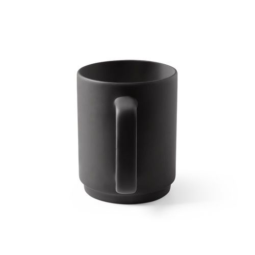 MIGHTY. Taza de cerámica con cuerpo cilíndrico 330 mL