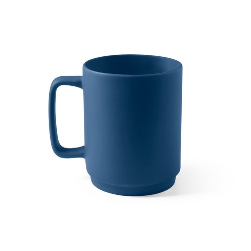 MIGHTY. Taza de cerámica con cuerpo cilíndrico 330 mL