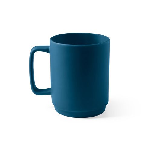 MIGHTY. Taza de cerámica con cuerpo cilíndrico 330 mL
