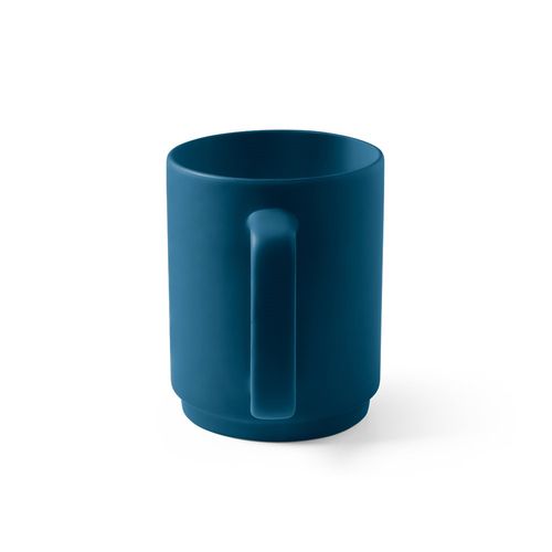 MIGHTY. Taza de cerámica con cuerpo cilíndrico 330 mL