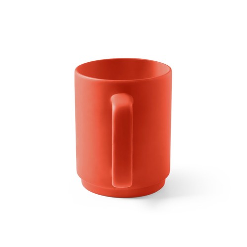MIGHTY. Taza de cerámica con cuerpo cilíndrico 330 mL