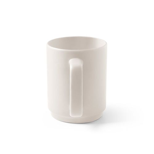MIGHTY. Taza de cerámica con cuerpo cilíndrico 330 mL