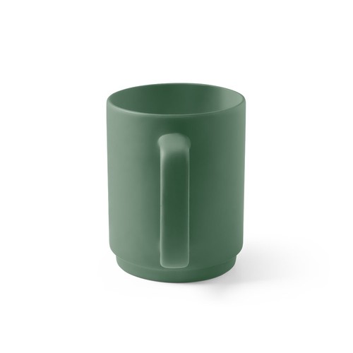MIGHTY. Taza de cerámica con cuerpo cilíndrico 330 mL