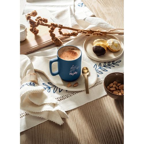 MIGHTY. Taza de cerámica con cuerpo cilíndrico 330 mL