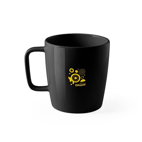 black DHONI. Taza de cerámica 450 ml