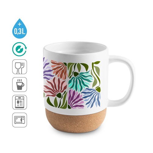RORY SUB. TAZA DE CERÁMICA CON REVESTIMIENTO PARA SUBLIMACIÓN 390 ML