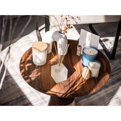 ZEN 80. Bougie aromatique dans une coupelle en verre avec un couvercle en liège 80 g - 5