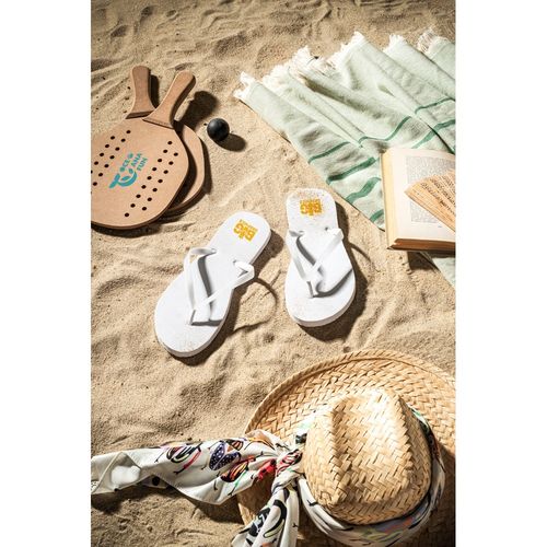 black MAUPITI S / M. Zapatillas cómodas con suela de PE y tira de PVC