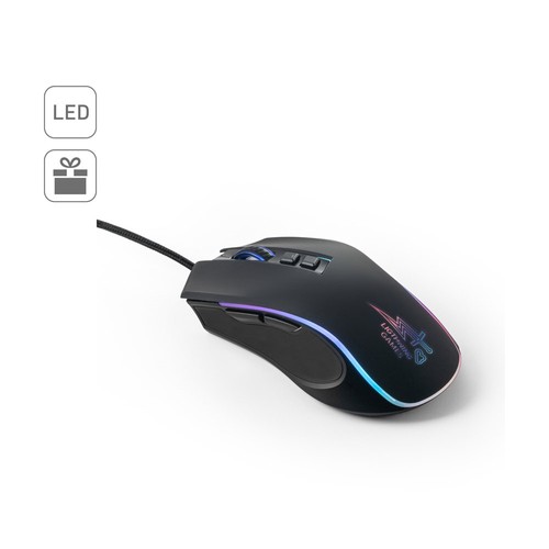 THORNE MOUSE RGB. Ratón gaming con cable de 1.5m y luces LED RGB, fabricado ABS