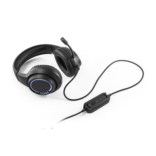 Thorne Headset RGB. Auriculares gaming ABS con cable, micrófono y luces LED RGB