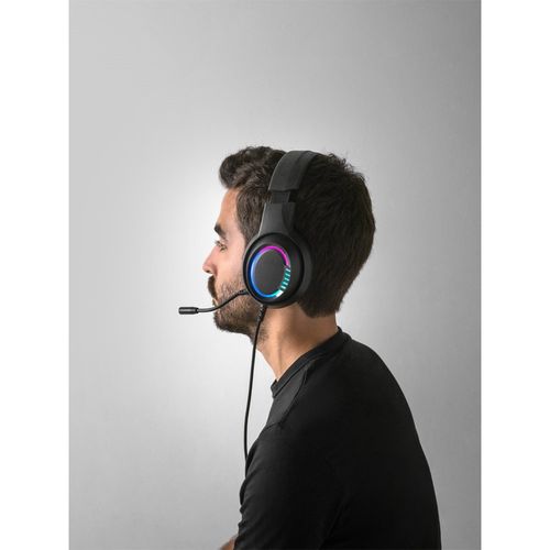 Thorne Headset RGB. Écouteurs gaming avec câble de 2 m, microphone et lumières LED RVB en ABS - 6