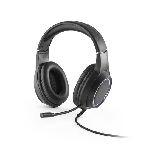 Thorne Headset RGB. Auriculares gaming ABS con cable, micrófono y luces LED RGB