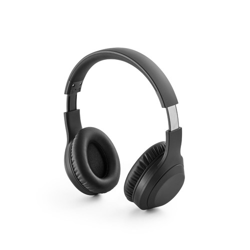 black BETTENCOURT. Auriculares inalámbricos plegables con ANC y 15h de autonomía, fabricados en ABS reciclado (100% rABS)