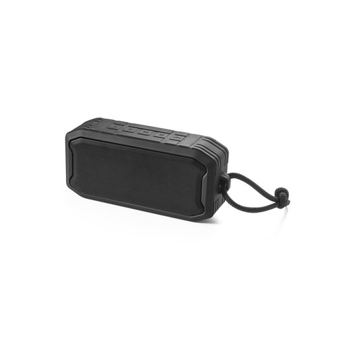 SHEERAN. Altavoz portátil de 10W con IPX7 y 9h de autonomía, fabricado en ABS reciclado