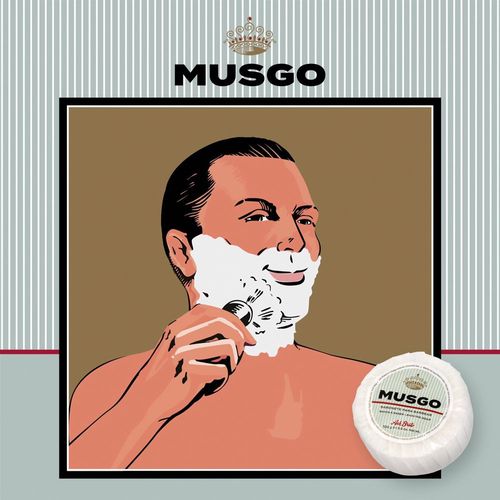 green MUSGO III. Jabón de afeitar (100g)