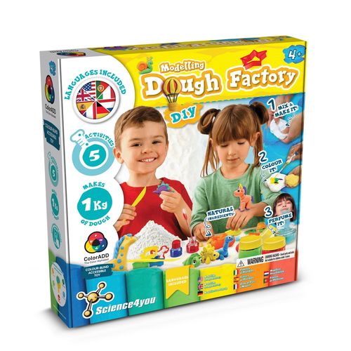 Modeling Dough Factory Kit IV. Jeu éducatif livré avec un sac cadeau en papier kraft (115 g/m²) - 2