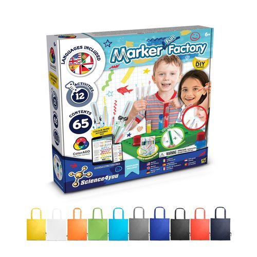 DIY Pen Factory Kit II. Kit éducatif livré avec un sac cadeau pliable en 190T - 1