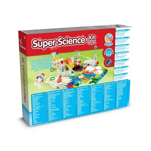 surtido 6 in 1 Super Science Kit I. Juguete educativo para niños