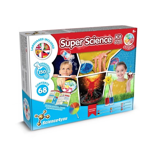 surtido 6 in 1 Super Science Kit I. Juguete educativo para niños