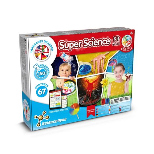 6 in 1 Super Science Kit II. Kit éducatif livré avec un sac cadeau en papier kraft (100 g/m²) - 2