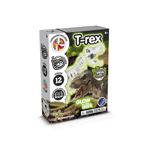 Fossil Excavation Kit I. Juego educativo para niños, Merchandising, artículos personalizados para tu promoción de marca