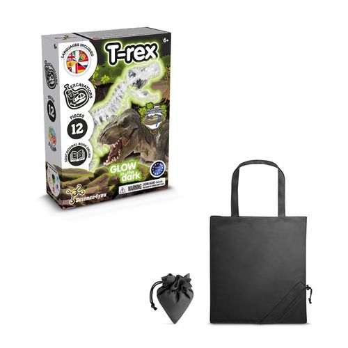 Fossil Excavation Kit V. Jeu éducatif livré avec un sac cadeau pliable en 190T - 2