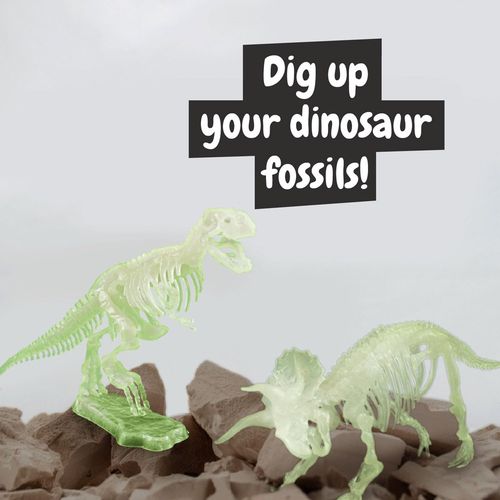 2 in 1 Fossil Excavation Kit V. Jeu éducatif livré avec un sac cadeau pliable en 190T - 6