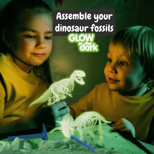2 in 1 Fossil Excavation Kit V. Jeu éducatif livré avec un sac cadeau pliable en 190T - 7