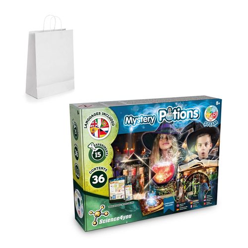 MYSTERY POTIONS KIT II. KIT EDUCATIVO SUMINISTRADO CON UNA BOLSA DE REGALO DE PAPEL KRAFT (100 G/M²)