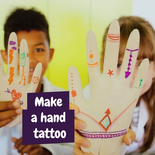 Tattoo Factory Kit II. Jeu éducatif livré avec un sac cadeau en papier kraft (100 g/m²) - 6