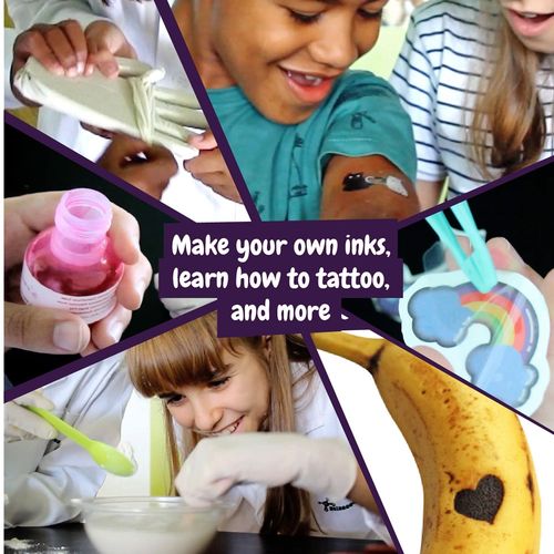 Tattoo Factory Kit II. Jeu éducatif livré avec un sac cadeau en papier kraft (100 g/m²) - 7