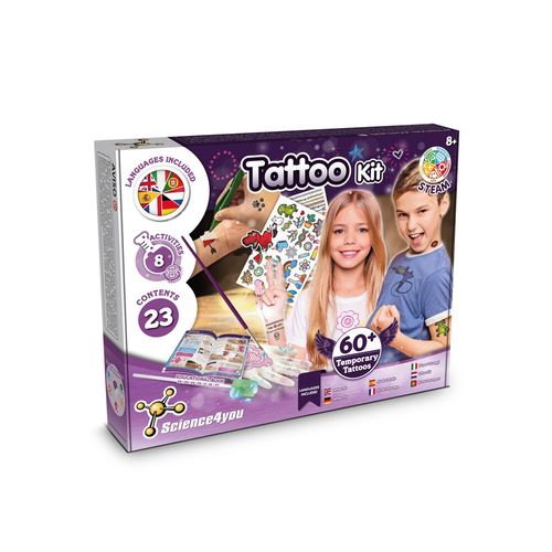 Tattoo Factory Kit II. Jeu éducatif livré avec un sac cadeau en papier kraft (100 g/m²) - 2