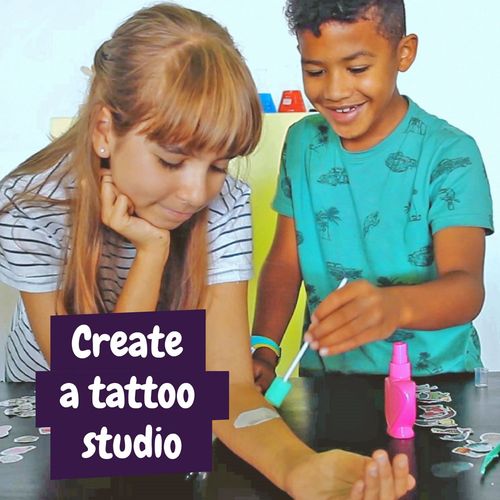Tattoo Factory Kit III. Jeu éducatif livré avec un sac cadeau en papier kraft (115 g/m²) - 5