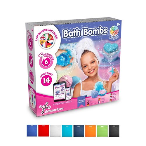 Bath Bombs Kit IV. Jouet éducatif livré avec un sac cadeau en non-tissé (80 g/m²) - 1