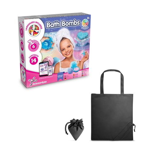Bath Bombs Kit V. Jouet éducatif livré avec un sac cadeau pliable en 190T - 2
