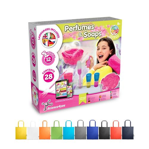 PERFUME & SOAP FACTORY KIT V. JUEGO EDUCATIVO SUMINISTRADO CON UNA BOLSA DE REGALO PLEGABLE DE 190T