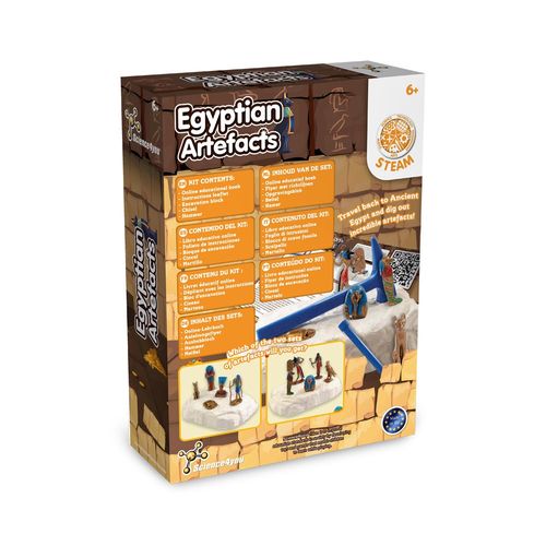 Ancient Egypt Excavation Kit V. Jeu éducatif livré avec un sac cadeau pliable en 190T - 4