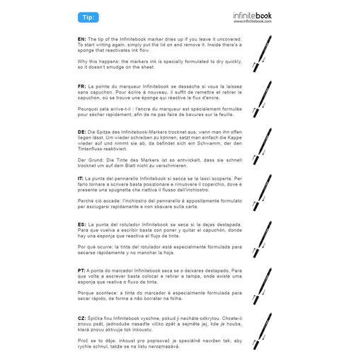 black INFINITEBOOK PLAIN A5. Infinitebook con tapa flexible y 15 páginas de pizarra blanca lisas