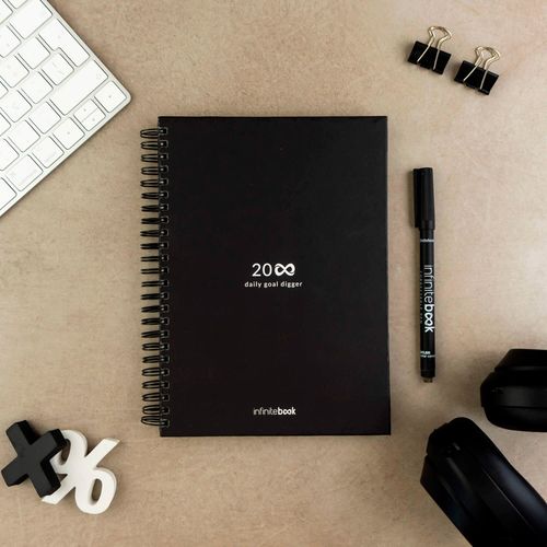 STARTER KIT INFINITE PLANNER A5. Le set comprend un "infinite Diary", un kit de nettoyage, un marqueur et un porte-marqueur - 9