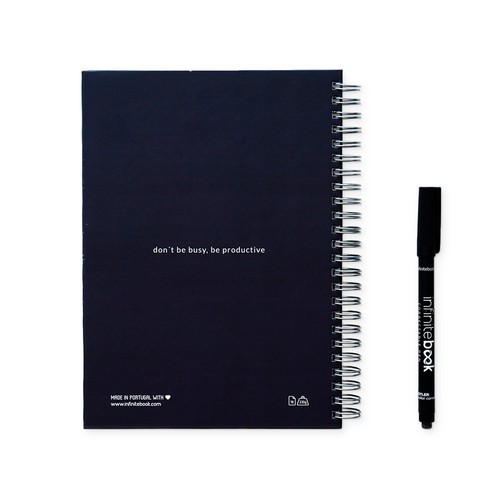 STARTER KIT INFINITE PLANNER A5. Le set comprend un "infinite Diary", un kit de nettoyage, un marqueur et un porte-marqueur - 4
