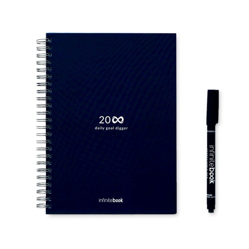STARTER KIT INFINITE PLANNER A5. Le set comprend un "infinite Diary", un kit de nettoyage, un marqueur et un porte-marqueur - 2