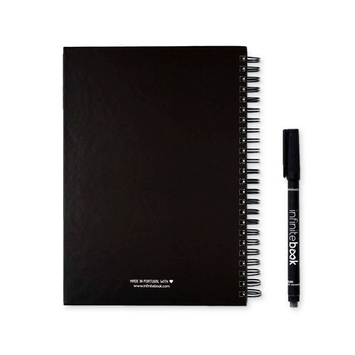 STARTER KIT INFINITEBOOK A5. Le set comprend un "Infinitebook", un kit de nettoyage, un marqueur et un porte-marqueur - 4