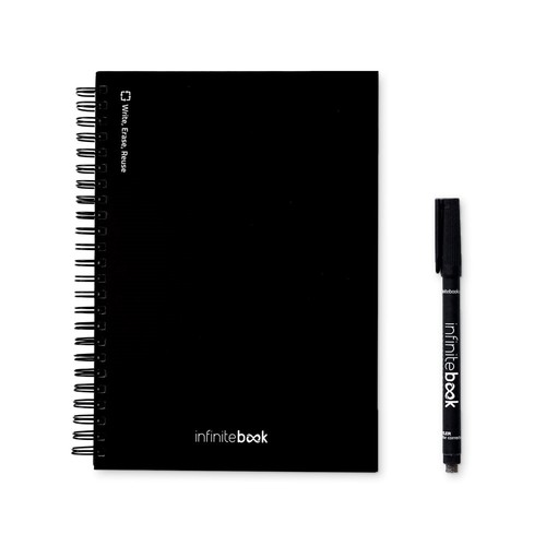 STARTER KIT INFINITEBOOK A5. Le set comprend un "Infinitebook", un kit de nettoyage, un marqueur et un porte-marqueur - 2