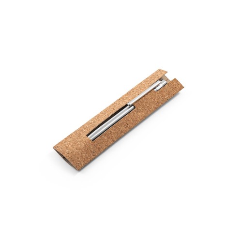ALEXA. Stylo à bille avec corps en acier inoxydable (53% rSS) et clip - 6