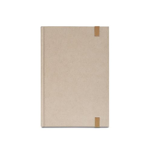 DICKINSON. Cahier A5 à couverture rigide en papier de canne à sucre (80 % canne à sucre) avec pages lignées - 4