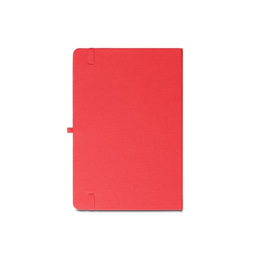 ANNE. Cuaderno A5 en poliéster reciclado (100% rPET) con páginas a rayas