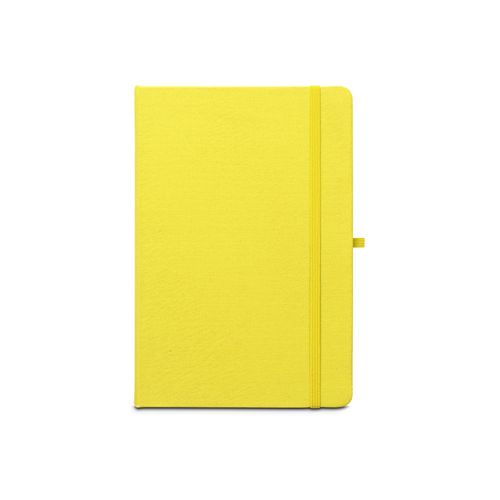 ANNE. Cuaderno A5 en poliéster reciclado (100% rPET) con páginas a rayas