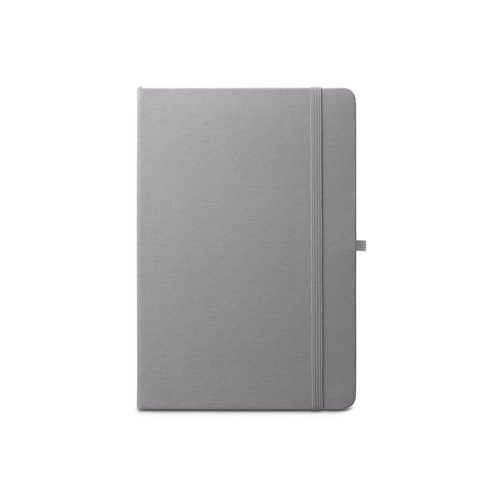 ANNE. Cuaderno A5 en poliéster reciclado (100% rPET) con páginas a rayas