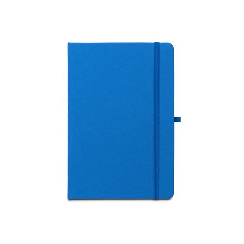 ANNE. Cuaderno A5 en poliéster reciclado (100% rPET) con páginas a rayas