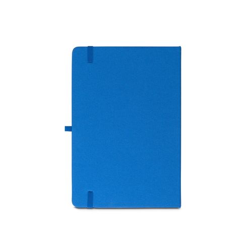 ANNE. Cuaderno A5 en poliéster reciclado (100% rPET) con páginas a rayas